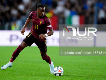 Leonardo Trossard of Belgium during the UEFA Nations League 2024/25 League A Group A2 match between Italy and Belgium at Stadio Olimpico on...