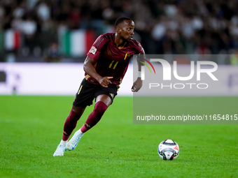 Leonardo Trossard of Belgium during the UEFA Nations League 2024/25 League A Group A2 match between Italy and Belgium at Stadio Olimpico on...