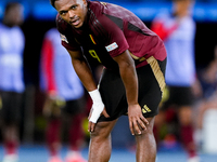 Lois Openda of Belgium looks dejected during the UEFA Nations League 2024/25 League A Group A2 match between Italy and Belgium at Stadio Oli...