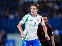 Nicolo' Fagioli of Italy looks on during the UEFA Nations League 2024/25 League A Group A2 match between Italy and Belgium at Stadio Olimpic...