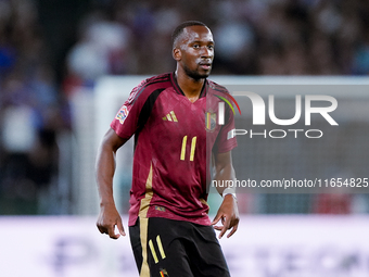 Dodi Lukebakio of Belgium looks on during the UEFA Nations League 2024/25 League A Group A2 match between Italy and Belgium at Stadio Olimpi...