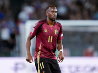 Dodi Lukebakio of Belgium looks on during the UEFA Nations League 2024/25 League A Group A2 match between Italy and Belgium at Stadio Olimpi...