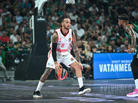 Shabazz Napier of FC Bayern Munich plays during the Euroleague, Round 2 match between Panathinaikos AKTOR Athens and FC Bayern Munich at OAK...