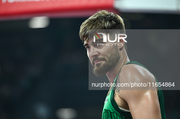 Juancho Hernangomez of Panathinaikos AKTOR Athens plays during the Euroleague, Round 2 match between Panathinaikos AKTOR Athens and FC Bayer...