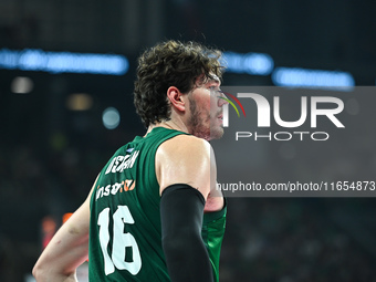 Cedi Osman of Panathinaikos AKTOR Athens plays during the Euroleague, Round 2 match between Panathinaikos AKTOR Athens and FC Bayern Munich...