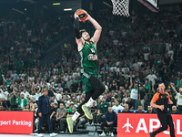 Cedi Osman of Panathinaikos AKTOR Athens plays during the Euroleague, Round 2 match between Panathinaikos AKTOR Athens and FC Bayern Munich...