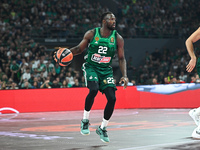 Jerian Grant of Panathinaikos AKTOR Athens plays during the Euroleague, Round 2 match between Panathinaikos AKTOR Athens and FC Bayern Munic...