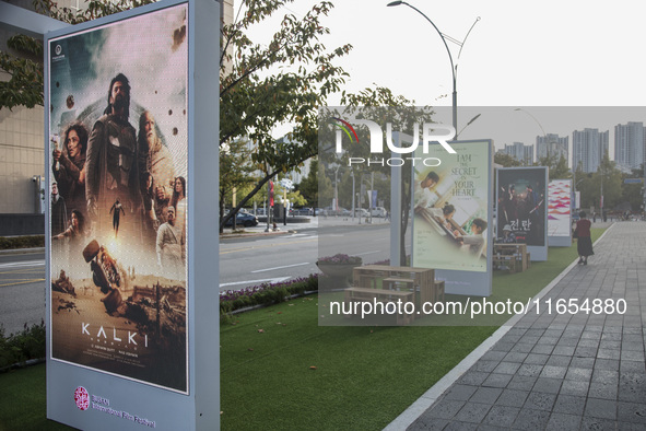 A general view near Cinema Center in Busan, South Korea, on October 10, 2024. The Busan International Film Festival is held from October 2 t...