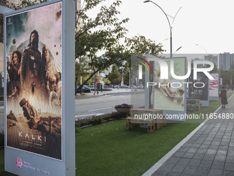 A general view near Cinema Center in Busan, South Korea, on October 10, 2024. The Busan International Film Festival is held from October 2 t...