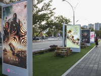 A general view near Cinema Center in Busan, South Korea, on October 10, 2024. The Busan International Film Festival is held from October 2 t...