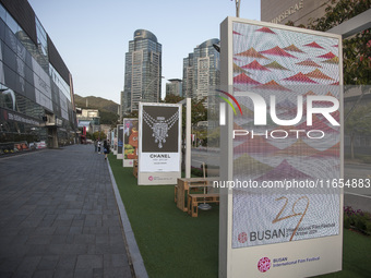 A general view near Cinema Center in Busan, South Korea, on October 10, 2024. The Busan International Film Festival is held from October 2 t...