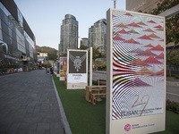 A general view near Cinema Center in Busan, South Korea, on October 10, 2024. The Busan International Film Festival is held from October 2 t...