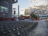 A general view near Cinema Center in Busan, South Korea, on October 10, 2024. The Busan International Film Festival is held from October 2 t...