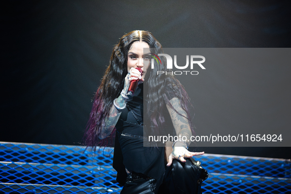 Kehlani performs at 713 Music Hall in Houston, Texas, on October 8 during the Crash World Tour. 