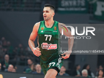 Omer Yurtseven of Panathinaikos BC is in action during the Euroleague basketball match between Panathinaikos AKTOR Athens and FC Bayern Muni...