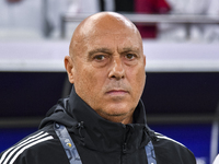 Bartolome Marquez, head coach of Qatar, looks on before the FIFA World Cup 2026 AFC Asian Qualifiers 3rd round group A match between Qatar a...