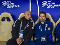 Bartolome Marquez, head coach of Qatar, looks on before the FIFA World Cup 2026 AFC Asian Qualifiers 3rd round group A match between Qatar a...