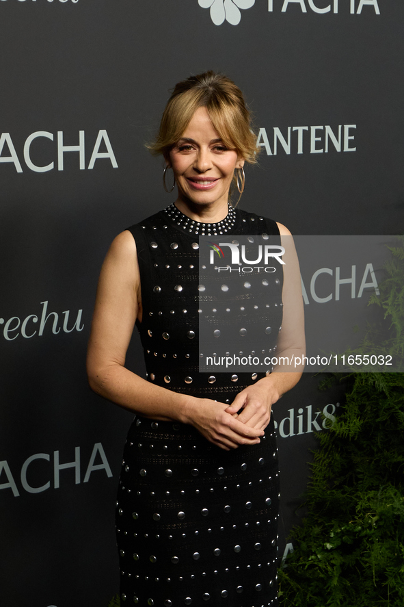 Actress Maria Adanez attends a photocall for the anniversary of Tacha in Madrid, Spain, on October 10, 2024. 