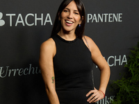 Journalist Irene Junquera attends a photocall for the anniversary of Tacha in Madrid, Spain, on October 10, 2024. (