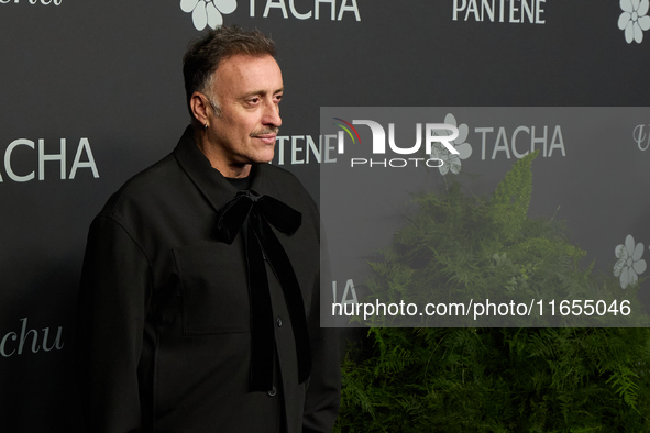 Designer Roberto Diz attends a photocall for the anniversary of Tacha in Madrid, Spain, on October 10, 2024. 