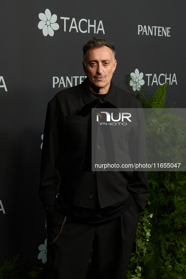 Designer Roberto Diz attends a photocall for the anniversary of Tacha in Madrid, Spain, on October 10, 2024. 