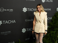 Clara Courel attends a photocall for the anniversary of Tacha in Madrid, Spain, on October 10, 2024. (