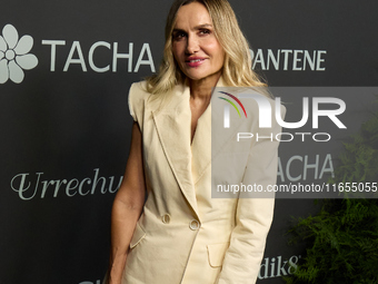 Clara Courel attends a photocall for the anniversary of Tacha in Madrid, Spain, on October 10, 2024. (