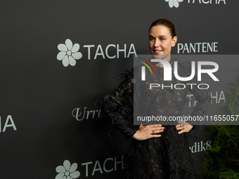 Raquel Sanchez Silva attends a photocall for the anniversary of Tacha in Madrid, Spain, on October 10, 2024. (