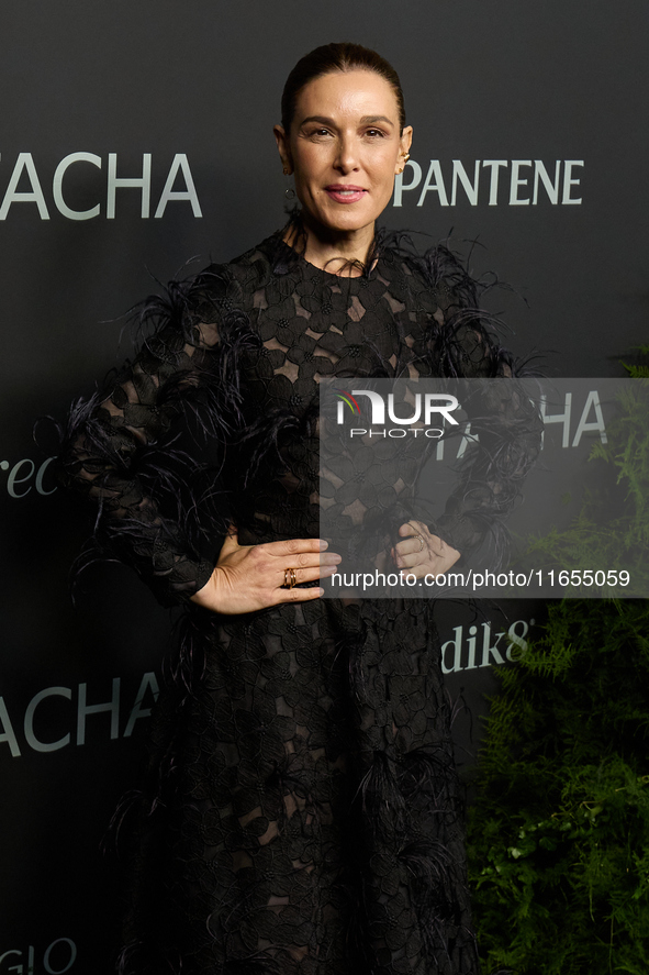 Raquel Sanchez Silva attends a photocall for the anniversary of Tacha in Madrid, Spain, on October 10, 2024. 