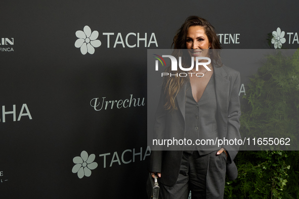 Malu attends a photocall for the anniversary of Tacha in Madrid, Spain, on October 10, 2024. 