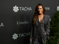 Malu attends a photocall for the anniversary of Tacha in Madrid, Spain, on October 10, 2024. (