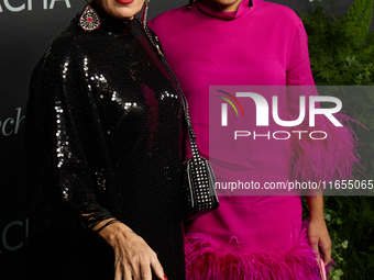 Actress Rossy de Palma and her daughter Luna Garcia attend a photocall for the anniversary of Tacha in Madrid, Spain, on October 10, 2024. (