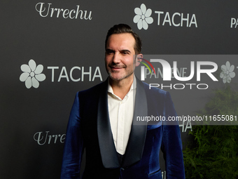 Chef Mario Sandoval attends a photocall for the anniversary of Tacha in Madrid, Spain, on October 10, 2024. (