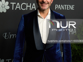 Chef Mario Sandoval attends a photocall for the anniversary of Tacha in Madrid, Spain, on October 10, 2024. (