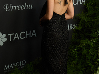 Actress Eva Ugarte attends a photocall for the anniversary of Tacha in Madrid, Spain, on October 10, 2024. (