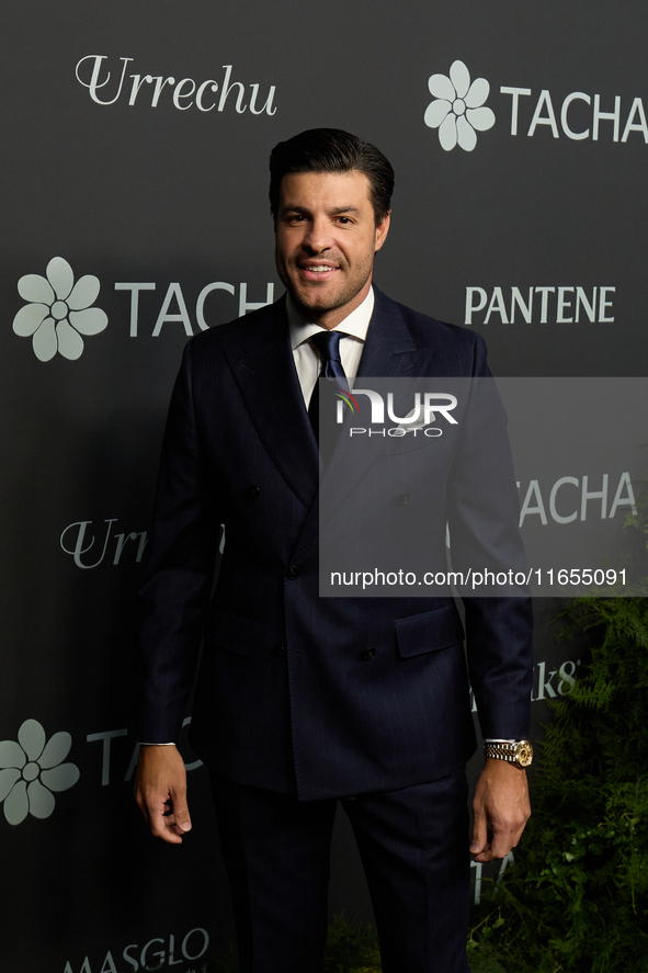 Miguel Torres attends a photocall for the anniversary of Tacha in Madrid, Spain, on October 10, 2024. 