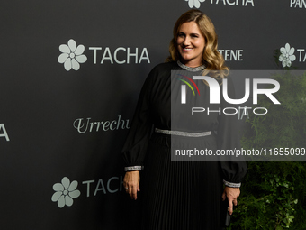 Carlota Corredera attends a photocall for the anniversary of Tacha in Madrid, Spain, on October 10, 2024. (