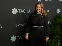 Carlota Corredera attends a photocall for the anniversary of Tacha in Madrid, Spain, on October 10, 2024. (