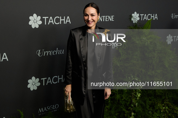 Actress Ana Milan attends a photocall for the anniversary of Tacha in Madrid, Spain, on October 10, 2024. 