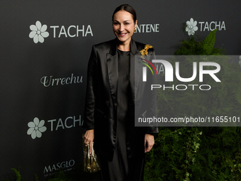 Actress Ana Milan attends a photocall for the anniversary of Tacha in Madrid, Spain, on October 10, 2024. (