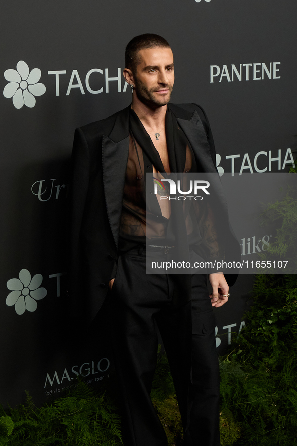 Designer Pelayo Diaz attends a photocall for the anniversary of Tacha in Madrid, Spain, on October 10, 2024. 