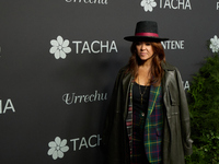 Singer Vanesa Martin attends a photocall for the anniversary of Tacha in Madrid, Spain, on October 10, 2024. (