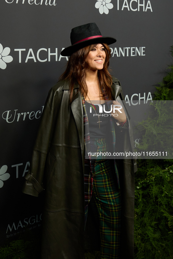 Singer Vanesa Martin attends a photocall for the anniversary of Tacha in Madrid, Spain, on October 10, 2024. 