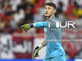 Tokotaev Erzhan of Kyrgyzstan plays in the FIFA World Cup 2026 AFC Asian Qualifiers 3rd round group A match between Qatar and Kyrgyzstan at...