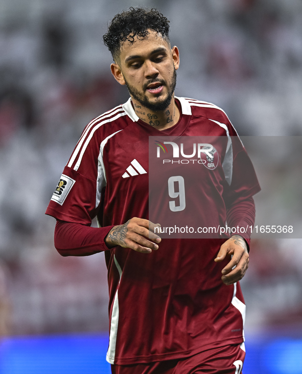 Edmilson Junior Dasilva of Qatar plays in the FIFA World Cup 2026 AFC Asian Qualifiers 3rd round group A match between Qatar and Kyrgyzstan...