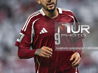 Edmilson Junior Dasilva of Qatar plays in the FIFA World Cup 2026 AFC Asian Qualifiers 3rd round group A match between Qatar and Kyrgyzstan...