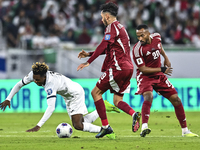 Boualem Khoukhi of Qatar battles for the ball with Edmilson Junior Dasilva of Qatar during the FIFA World Cup 2026 AFC Asian Qualifiers 3rd...