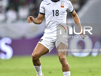 Kairat Zhyrgalbek Uulu of Kyrgyzstan plays in the FIFA World Cup 2026 AFC Asian Qualifiers 3rd round group A match between Qatar and Kyrgyzs...