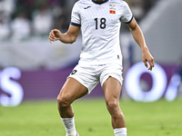 Kairat Zhyrgalbek Uulu of Kyrgyzstan plays in the FIFA World Cup 2026 AFC Asian Qualifiers 3rd round group A match between Qatar and Kyrgyzs...