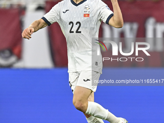 Alimardo Shukurov of Kyrgyzstan celebrates after scoring the goal during the FIFA World Cup 2026 AFC Asian Qualifiers 3rd round group A matc...